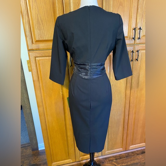 GLAMOUR BUNNY SOPHIA FITTED WIGGLE PINUP PENCIL DRESS RARE TOP VINTAGE MADMEN - Picture 6 of 11